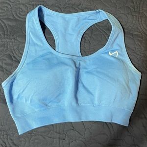 TLF SCULPT SEAMLESS RACERBACK SPORTS BRA - blue
